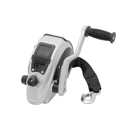 Draw-Tite WINCH - HAND CRANK, SINGLE SPEED W 20 STRAP AND HOOK; 2,000 LBS PACKAG FW20000101